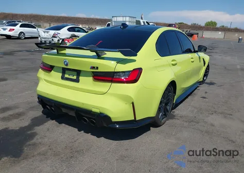 2022 BMW M3 Competition xDrive from USA, damaged, VIN WBS43AY06NFM56715
